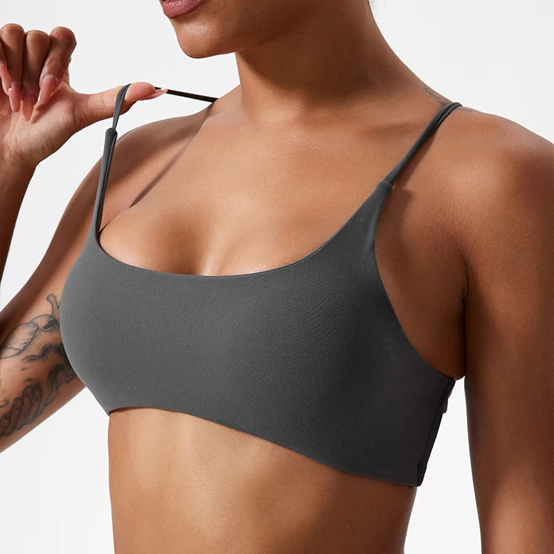 Super Soft Fabric Back Cross Sports Bra Gym Top Women Higher Quality Yoga Clothes Women Fitness Running Bra Workout Yoga Bra